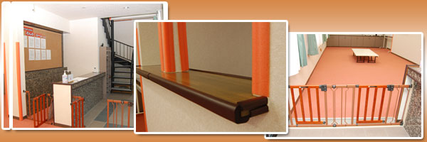 ���S�ʂɂ��z�����āu�Q�[�g�v��u�N�b�V�����K�[�h�v��ݒu���Ă��܂�